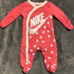 Newborn Nike Pink Baby One Piece